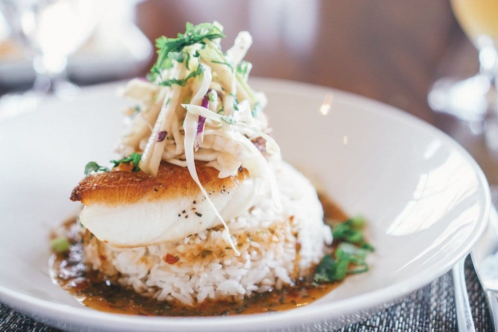 Chilean Sea Bass at bluEmber in Palm Springs