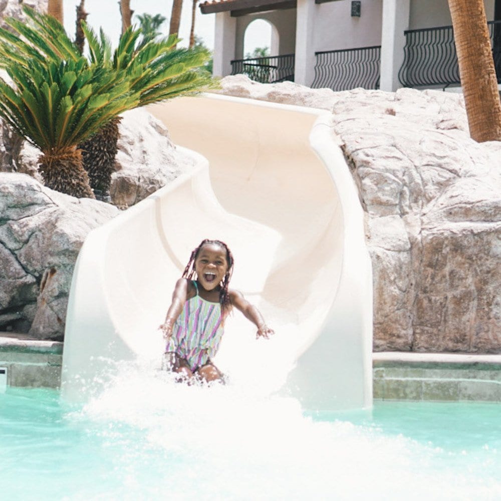 water slides at palm springs resort