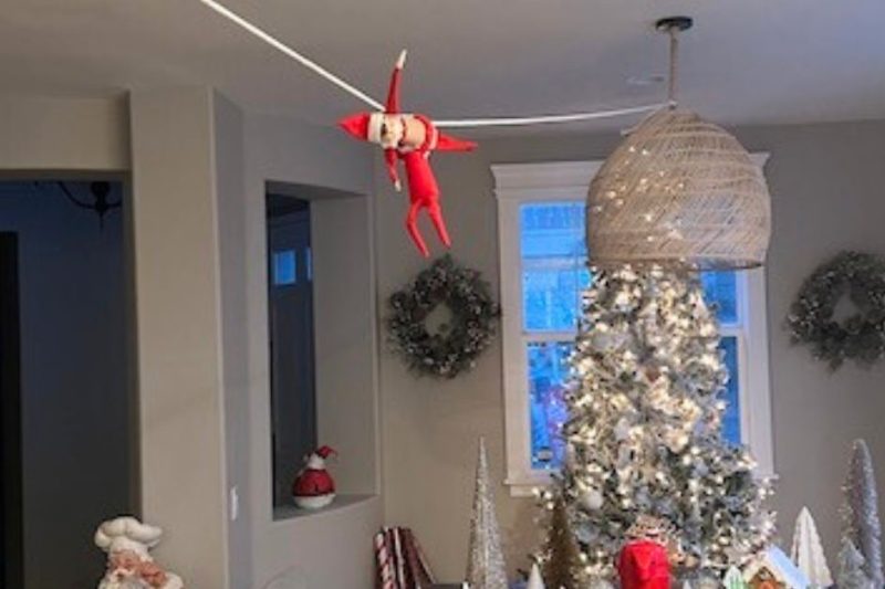 elf on the shelf arrival ideas