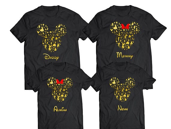 Disney Silhouette - Disney Shirts for the Family