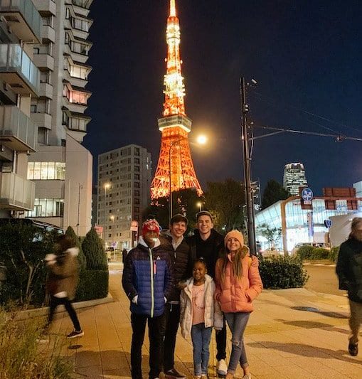 tokyo tower - things to do in tokyo with kids