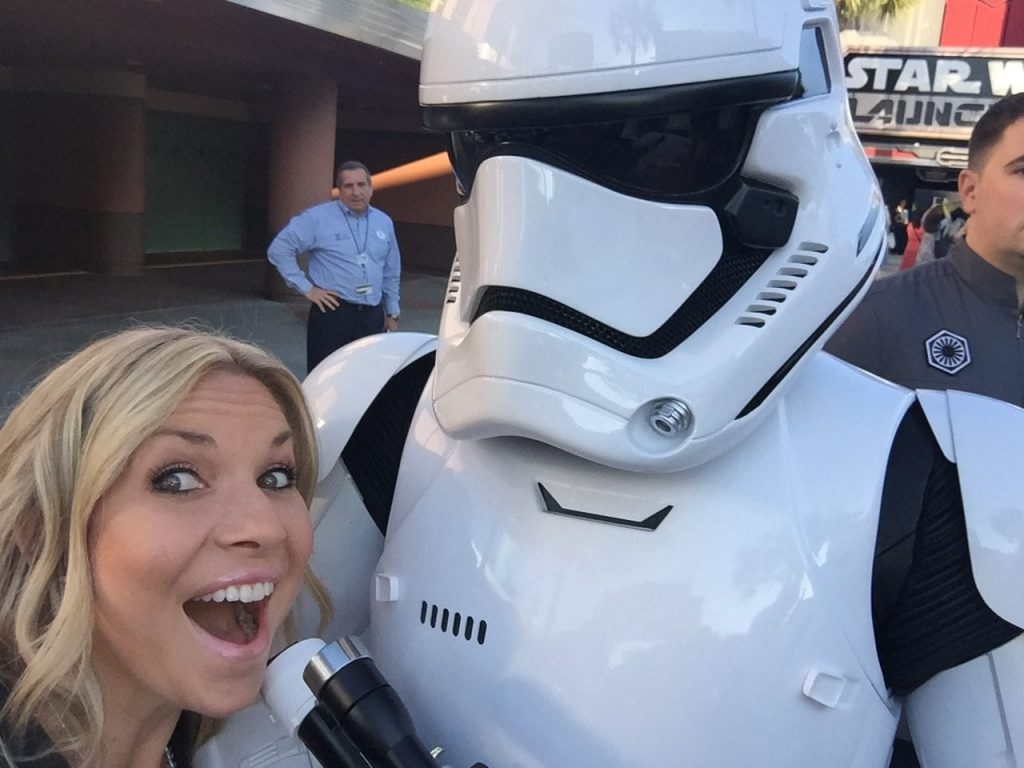 Storm Trooper Selfie at Hollywood Studios | Global Munchkins