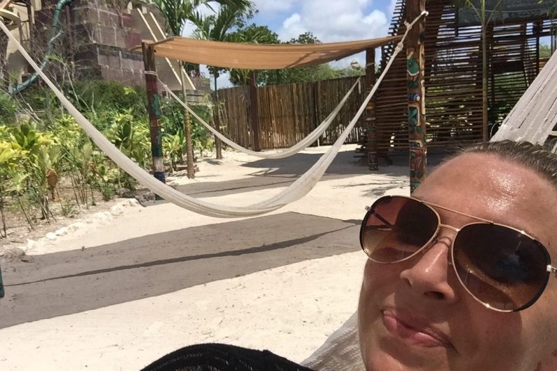 Hammock area at Maya Park