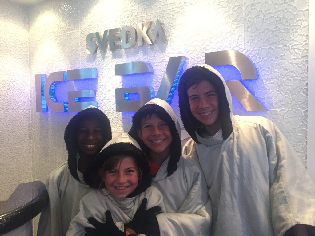 Svedka Ice Bar on board the NCL Getaway