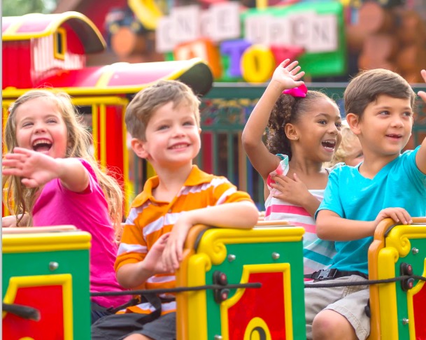 train ride at disney springs