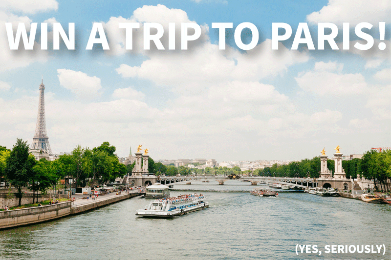 Win a Trip to Paris from Fat Tire Paris | Global Munchkins