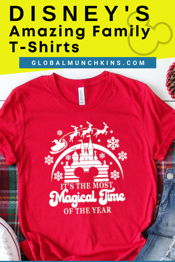 Here are our absolute favorite Disney family shirts. We couldn't resist adding some weird ones here too for your enjoyment, as they are some of my favorite Disney shirt ideas. #disneytravel #coupleshirts #twinning