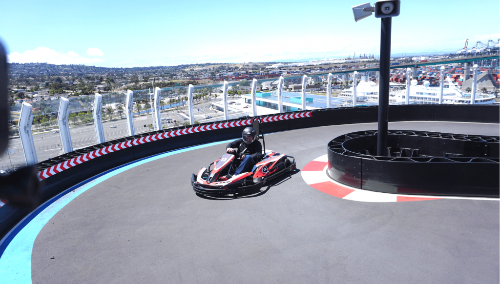 Norwegian Bliss Go Kart at Sea (1)