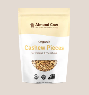 Organic Cashew Pieces Almond Cow